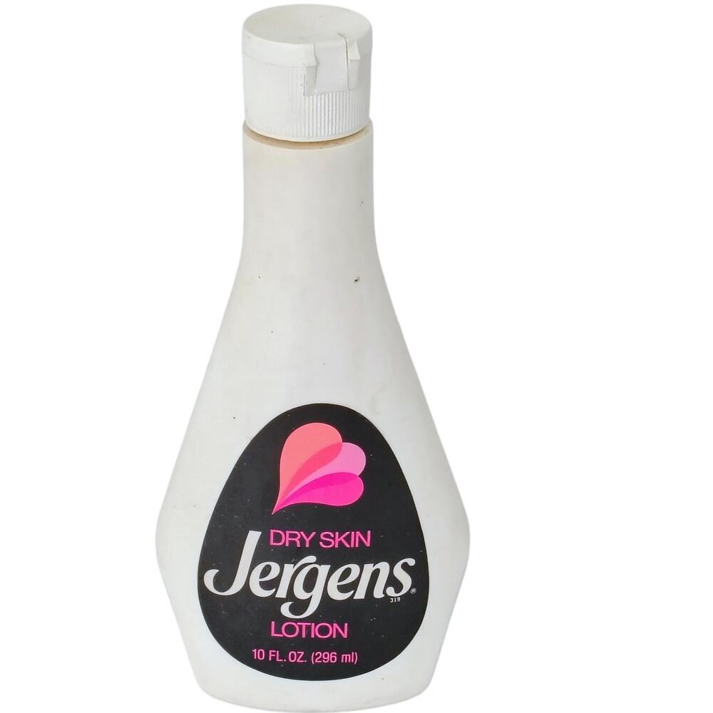 Jergens Dry Skin Lotion 10 oz New Old Stock 80s Vintage USA Made Movie Tv Prop